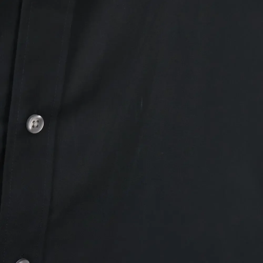 J.Crew Men's Bowery Wrinkle Free Dress Shirt Point Collar Black Size XL NWT